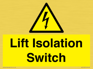 Lift Isolation Switch